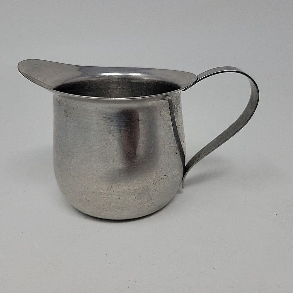 Vintage 18/8 Stainless Steel Creamer Cup 5oz Small Korea